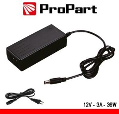 Alimentatore Switching tensione costante 12Vdc 3A (36W)