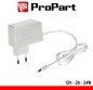 Alimentatore Switching tensione cost 12Vdc 2A (24W) Bianco
