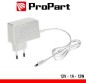 Alimentatore Switching tensione cost 12Vdc 1A (12W) Bianco
