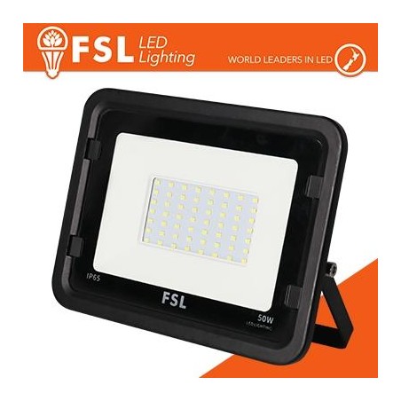 Proiettore per esterni Nero 50W - IP65 115Â° 4000K