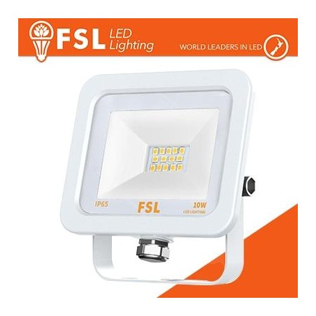 Proiettore per esterni Bianco 10W - IP65 115Â° 4000K
