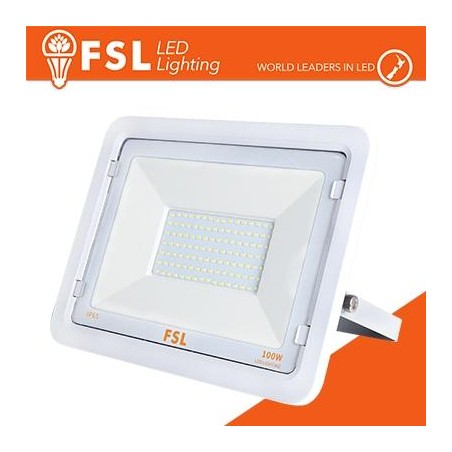Proiettore per esterni Bianco 100W - IP65 115Â° 4000K