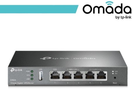 Omada Router Gateway VPN Gigabit Multi-WAN SafeStream - ER605