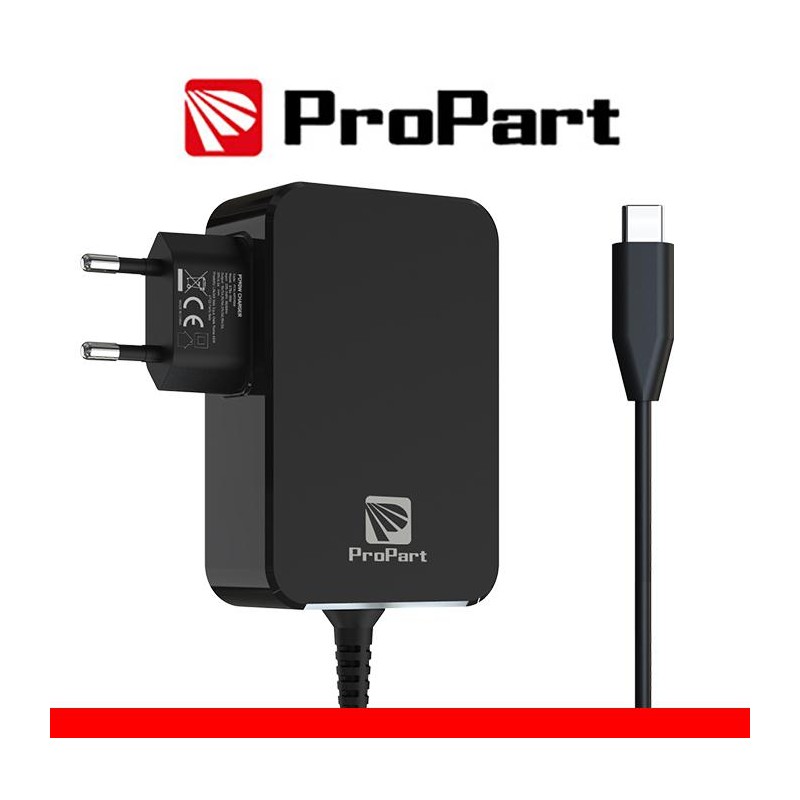 Alimentatore Propart GaN Type C 90W nero Alimentatore Propart GaN Type C 90W nero