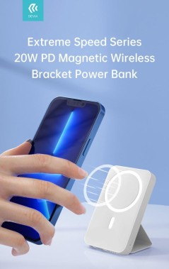 Power bank wireless magnetico carica rapida PD 20 W 5000mah
