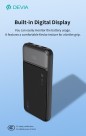Power bank completamente compatibile 22,5 W con display digitale 10000 mAh Nero Power bank completamente compatibile 22,5 W con display digitale 10000 mAh Nero