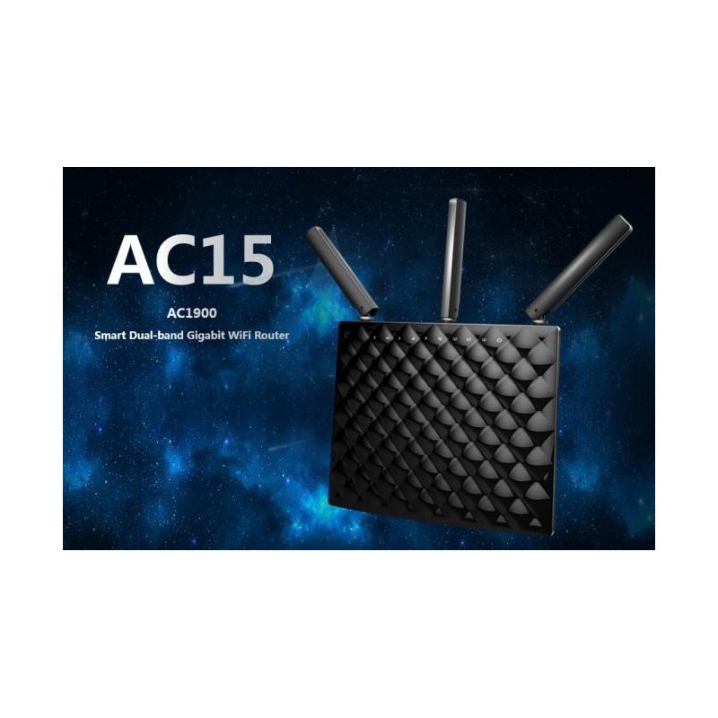 Tenda Router Wirelayss 1900Mbps Dual Band Gigabit USB3.0, EOL | AC15