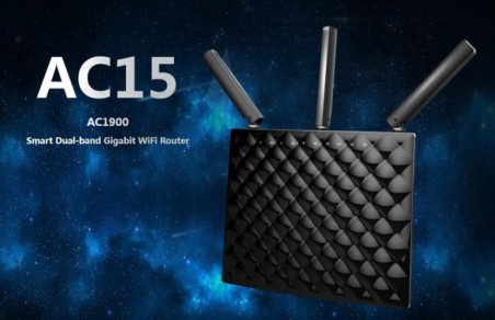Router Wireless 1900Mbps Dual Band Gigabit USB3.0, AC15