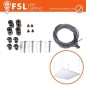 Kit installazione a sospensione Pannello LED universale Kit installazione a sospensione Pannello LED universale