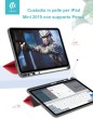 Custodia pelle per iPad Mini 2019 con supporto Pencil Nera Custodia pelle per iPad Mini 2019 con supporto Pencil Nera