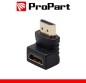 Adattatore Spina HDMI (19PIN) – Presa HDMI (19PIN) 90° dorat Adattatore Spina HDMI (19PIN) – Presa HDMI (19PIN) 90° dorat
