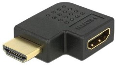Adattatore piatto Spina HDMI(19PIN) 90Â°,Presa HDMI(19PIN)dor
