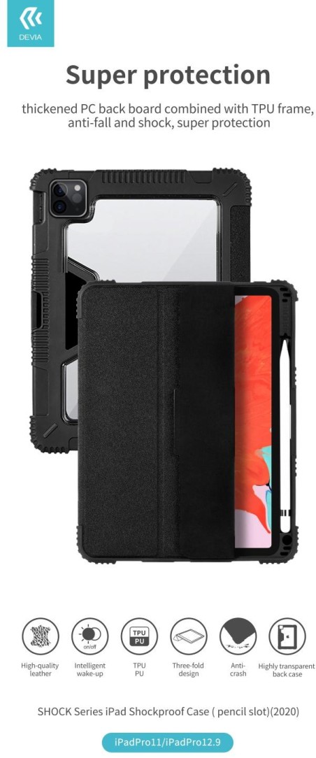 Cover Alta protezione per iPad Air 4 Gen. 10.9 A2324, A2325