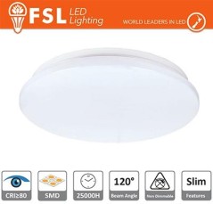 Plafoniera LED 13W 4000K 120Â° 26x5,5cm CRI80
