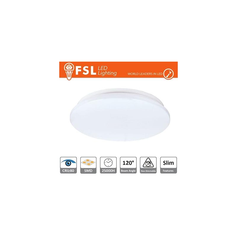 Plafoniera LED 25W 3000K 120° 38x5,5cm CRI80 Plafoniera LED 25W 3000K 120° 38x5,5cm CRI80