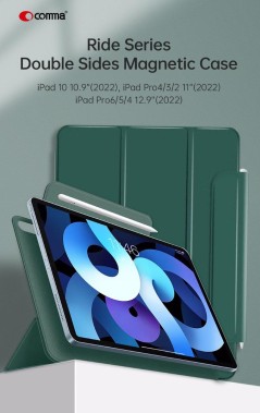 Cover Magnetica per iPad Pro 6 2022 rotazione e supp Nera