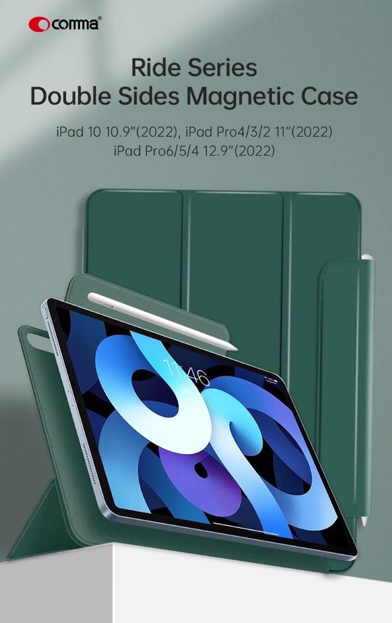 Cover Magnetica per iPad Pro 6 2022 rotazione e supp Nera Cover Magnetica per iPad Pro 6 2022 rotazione e supp Nera
