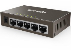 Tenda Switch 5 porte 10/100 case in metallo - TEF1005D