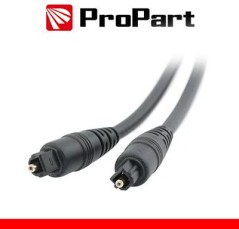 Cavo Fibra Ottica Toslink High Quality 3m Nero