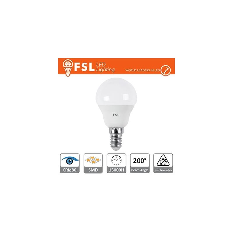 Lampada Sfera - 5,5W 6500K E14 Lampada Sfera - 5,5W 6500K E14