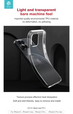 Cover protettiva trasparente morbida per iPhone 12 Mini