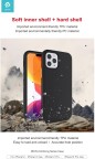 Cover alta protezione interno morbido per iPhone 12 Mini Ner