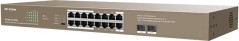 Switch Unmanaged 16GE+2 SFP a 16 porte 10/100/1000Mbps