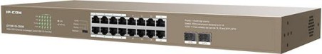 Switch Unmanaged 16GE+2 SFP a 16 porte 10/100/1000Mbps