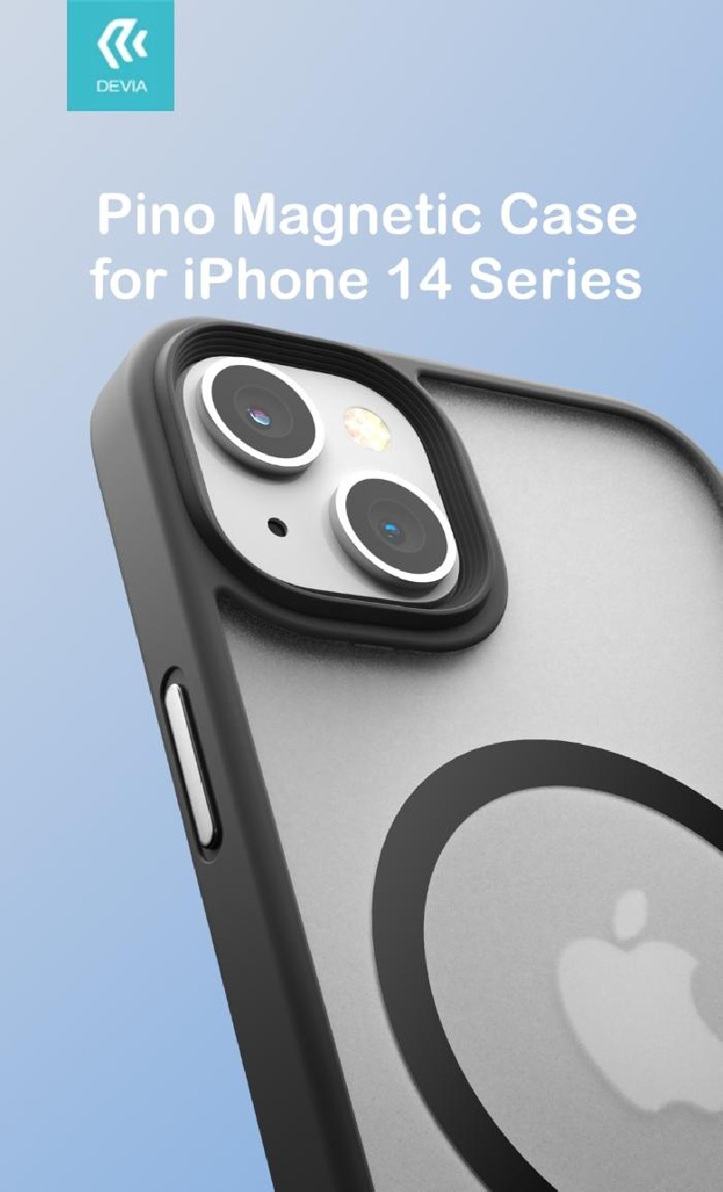 Cover Magnetica Pino Apple Magsafe per iPhone 14 Plus Gray Cover Magnetica Pino Apple Magsafe per iPhone 14 Plus Gray