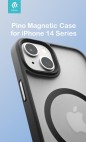 Cover Magnetica Pino Apple Magsafe per iPhone 14 Plus Gray Cover Magnetica Pino Apple Magsafe per iPhone 14 Plus Gray