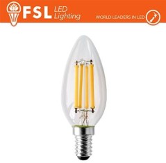 Lampada Filamento Oliva - 4W 2700K E14 470LM
