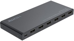 Switch 5x1 HDMI 2.0 18G 4k@60hz HDR, con telecomando IR