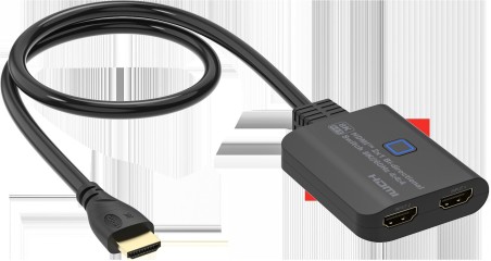 Switch HDMI 2x1, Splitter 1x2, 2 Bidirezionali, 8K@60hz