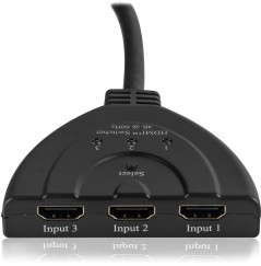 Premium HDMI Switch  3X1 Pigtail v2.0 4Kx2K@60Hz