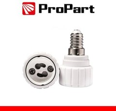 Adattatore per lampada da E14 a GU10 - 2A 250V - 40W max
