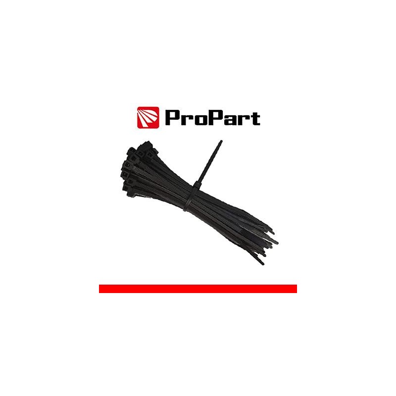 Fascette elettricista nylon 4,8x200mm Nero 100pz Fascette elettricista nylon 4,8x200mm Nero 100pz