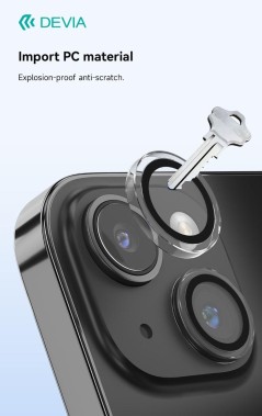 Protezione per fotocamera in cristallo iPhone 15 & 15Plus