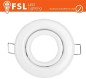 Ghiera orientabile foro 70mm COLORE BIANCO