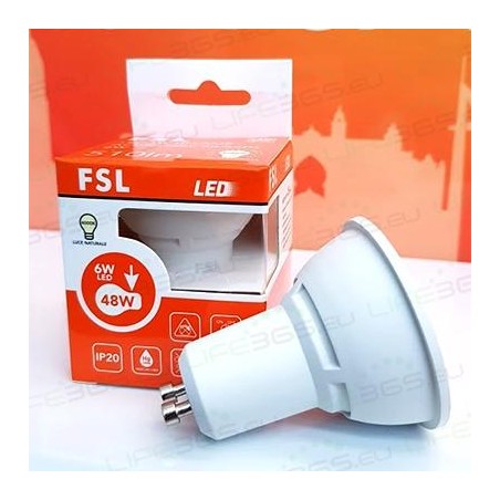 GU10 Lampadina LED - 6,5W 2700K 510LM 38Â° CRI80 Dimmerabile
