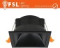Ghiera fissa QUARDATA - Alluminio verniciato a polvere, foro 75*75mm NERO Ghiera fissa QUARDATA - Alluminio verniciato a polvere, foro 75*75mm NERO