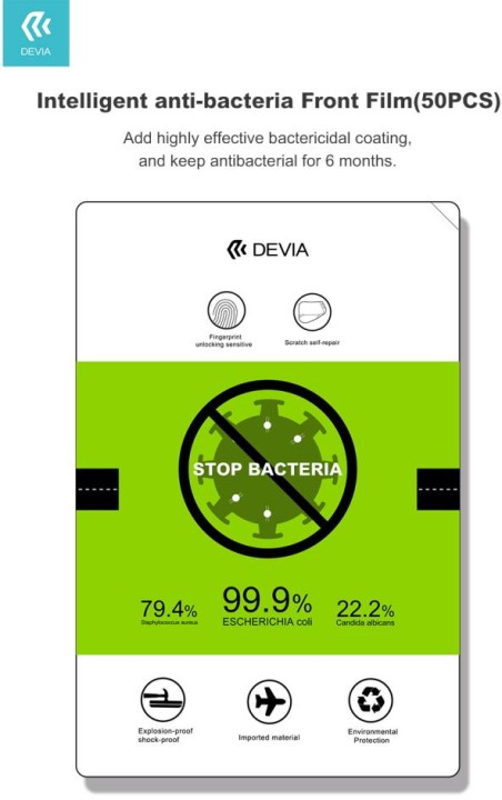 Pellicola Antibatterica Anti Shock e Graffi per plotter