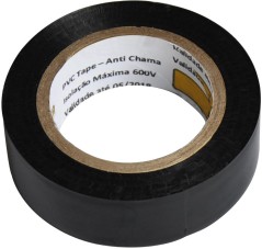 Nastro adesivo isolante PVC elettricista nero 10m - 10pz