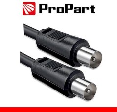 Cavo antenna TV IEC 1M SP-SP NERO