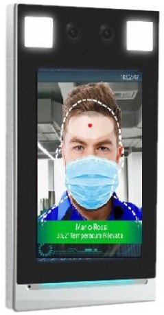 Termoscanner con Terminale controllo accessi e sensore temp.