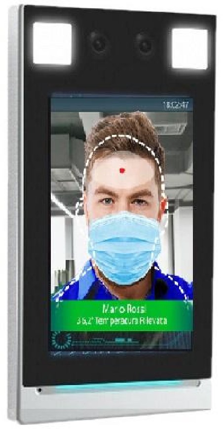 Termoscanner con Terminale controllo accessi e sensore temp.