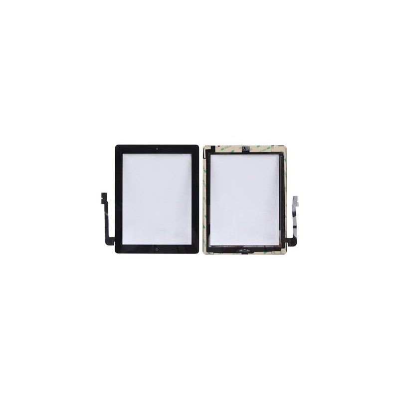 Vetro Touch Adesivi Pulsante per iPad 3 Nero AAA+ Vetro Touch Adesivi Pulsante per iPad 3 Nero AAA+