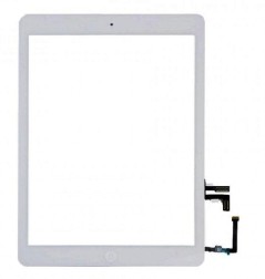 Touch+Telaio LCD+Pulsanti AAA per iPad Air 1 A1474 Bianco