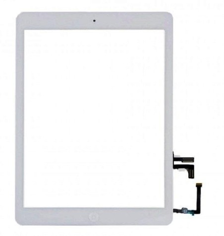 Touch+Telaio LCD+Pulsanti AAA per iPad Air 1 A1474 Bianco