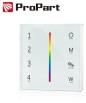 Telecomando da parete RGB/RGBW bianco 4 zone RF2.4G Telecomando da parete RGB/RGBW bianco 4 zone RF2.4G