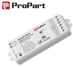 Ricevitore DIM RF LED - 4 Canali, 3A/12A, 12-24VDC
